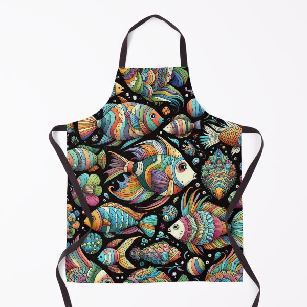 Item preview, Oceanic Serenity: Fish Pattern Paradise designed and sold by ProjectNoah.