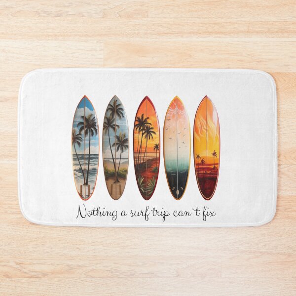 Artikelvorschau, Fünf bunte, tropische surfboards entworfen und verkauft von VoyageVistaClub.