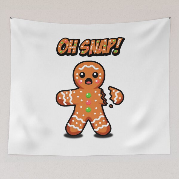 Item preview, Oh Snap! Gingerbread Man designed and sold by Nadaillustrada.