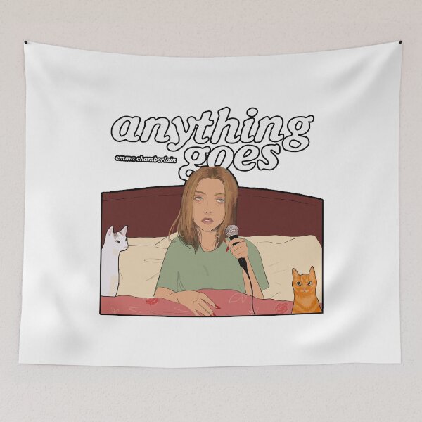 Item preview, Anything Goes Emma Chamberlain Merch ANYTHING GOES designed and sold by Cameron-Gray.