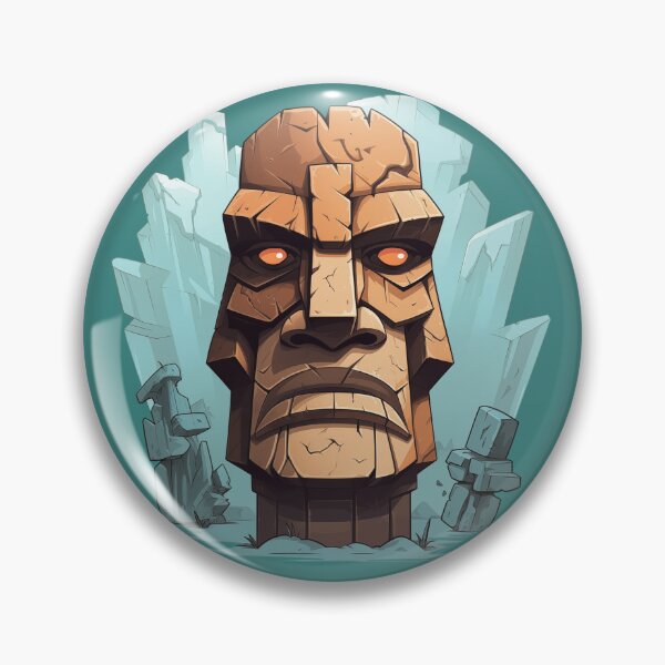 Item preview, Cartoon Like Easter Island Statue designed and sold by Sp3ctrumOfColor.