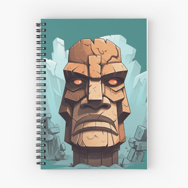 Item preview, Cartoon Like Easter Island Statue designed and sold by Sp3ctrumOfColor.