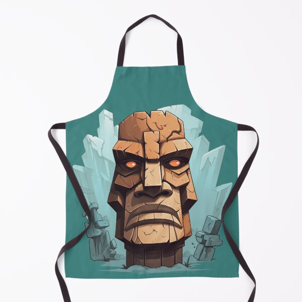 Item preview, Cartoon Like Easter Island Statue designed and sold by Sp3ctrumOfColor.