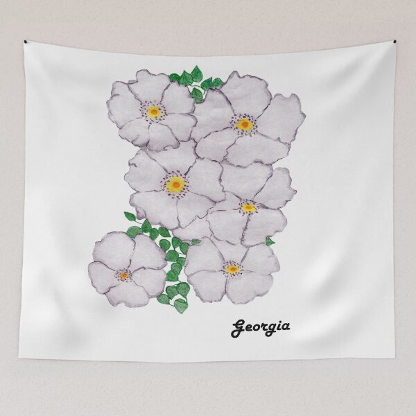 Item preview, 50 States 50 Flowers: Georgia designed and sold by sandrahlee.