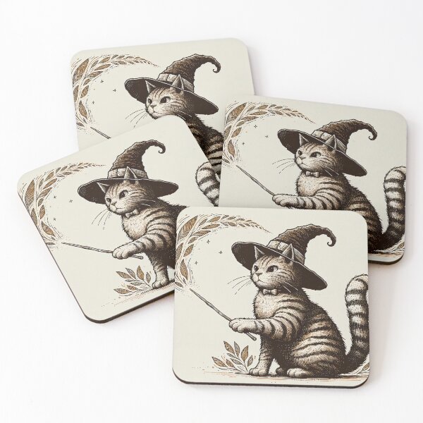 Item preview, Enchanted Whiskers: A Feline Magic Show designed and sold by PictorialWhimsy.