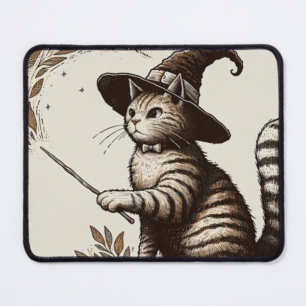 Item preview, Enchanted Whiskers: A Feline Magic Show designed and sold by PictorialWhimsy.