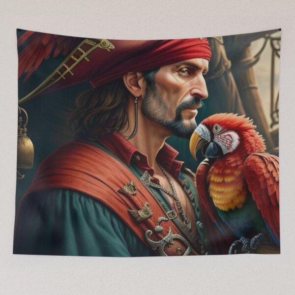 Item preview, A Man and His Parrot designed and sold by afrancisCL.