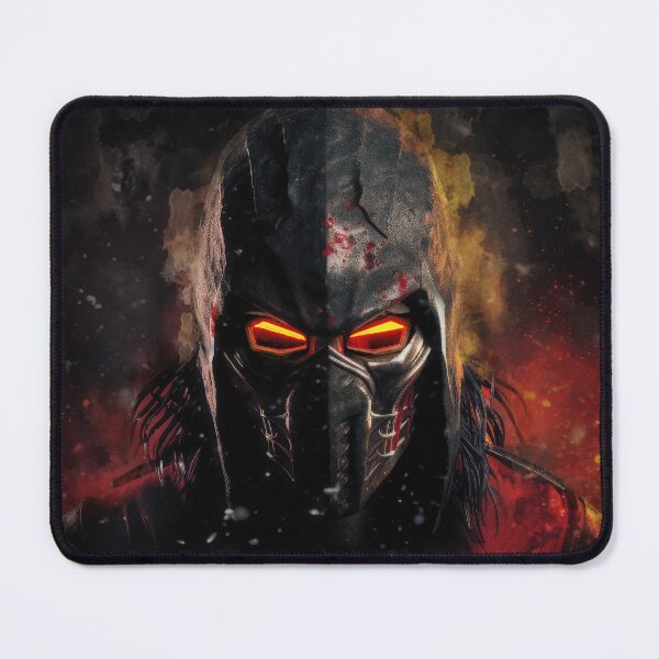 Mortal Kombat X Splatter Logo Mouse Pad - Low Profile Gaming & Office Mousepad