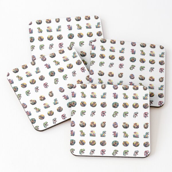 Item preview, Dinosaur - sticker bundle, stickers - 16 pieces designed and sold by sabantha.