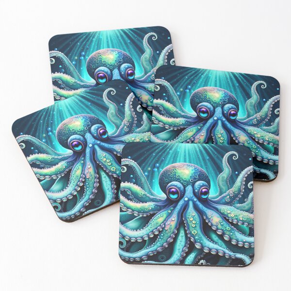 Item preview, The Sun Is Out for the Blue Octopus designed and sold by Bright-Moonrise.