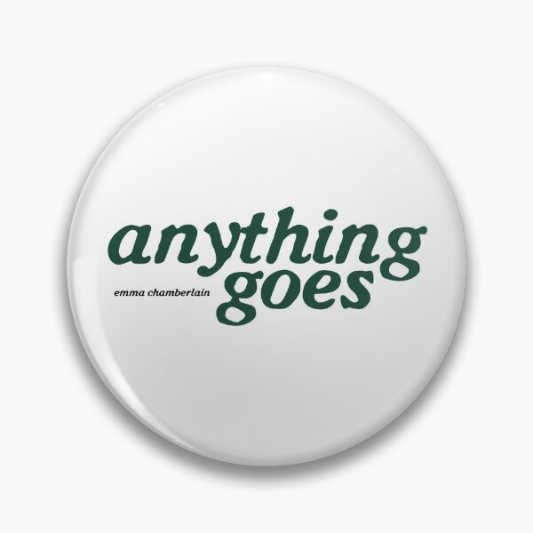 Artikelvorschau, Anything Goes Emma Chamberlain Merch-Logo entworfen und verkauft von Cameron-Gray.