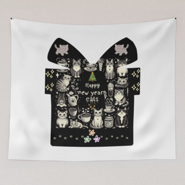 Item preview, Cats happy new years,shirt designed and sold by idizayilstore.