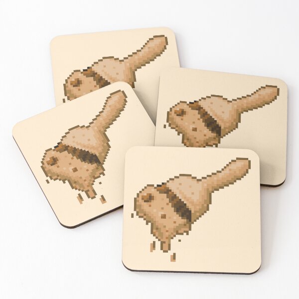 Item preview, Neopet Biscuit Paint Brush Pixel Art designed and sold by AyrosArts.