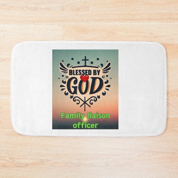 Item preview,  BLESSED BY GOD family liaison officer designed and sold by carlos crane.