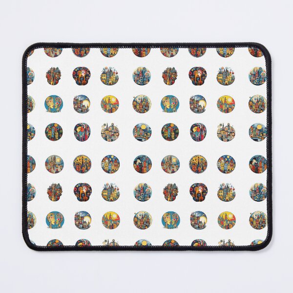 Item preview, Colorful stickers in Hundertwasser style - sticker bundle, stickers - 16 pieces designed and sold by sabantha.