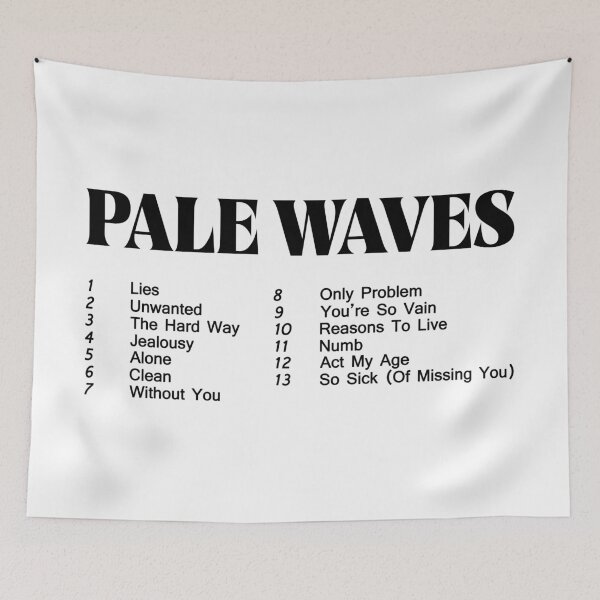 Item preview, Pale Waves Merch Unwanted designed and sold by Cameron-Gray.