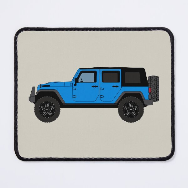 Item preview, Off-Road 4-Door Soft Top - Left Side Blue designed and sold by BlueSkyTheory.