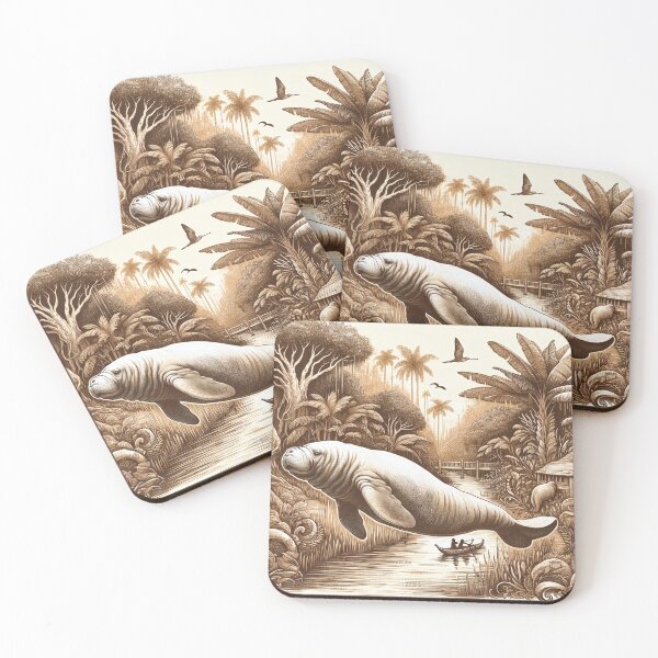 Item preview, Jungle River Giants in Repose designed and sold by PictorialWhimsy.
