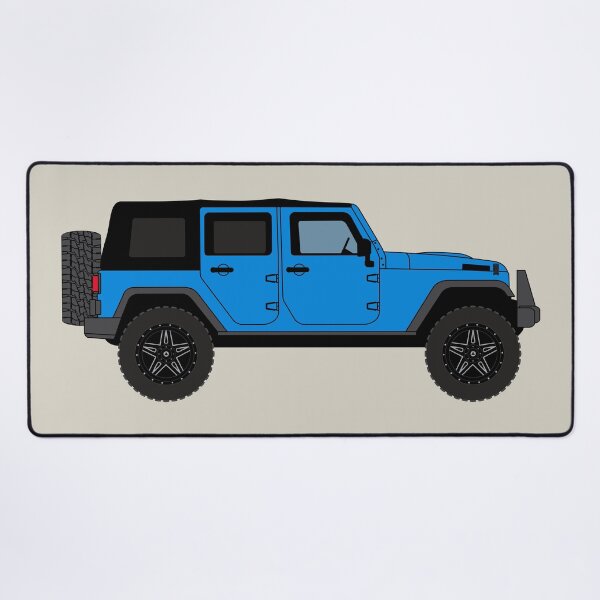 Item preview, Offroad 4-Door Soft Top - Right Side Blue designed and sold by BlueSkyTheory.