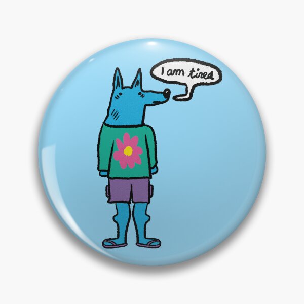 Item preview, Tired Blue Dog designed and sold by Nathan Vanehuin.
