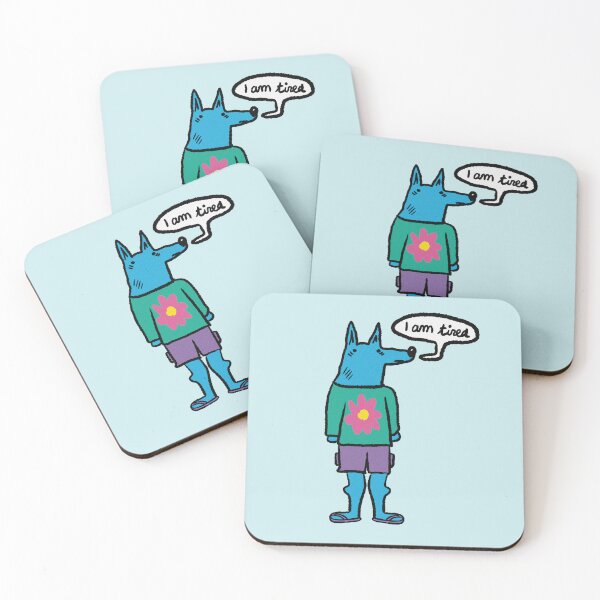 Item preview, Tired Blue Dog designed and sold by Nathan Vanehuin.