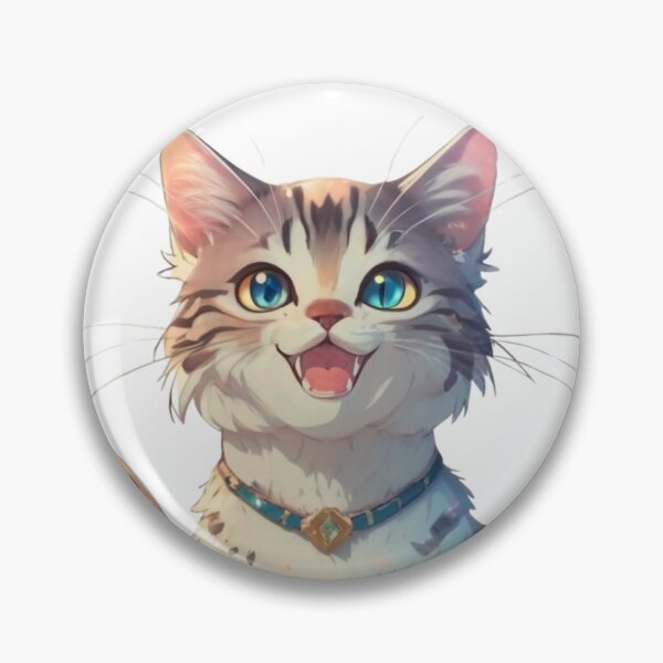 Item preview, Whiskers and Smiles , smily cat designed and sold by Ikra Best.