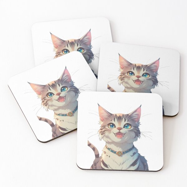 Item preview, Whiskers and Smiles , smily cat designed and sold by Ikra Best.