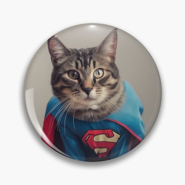 Item preview, The cat is a superhero designed and sold by SOVA-STYLE.