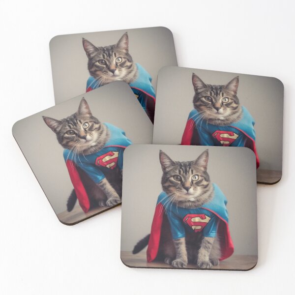 Item preview, The cat is a superhero designed and sold by SOVA-STYLE.