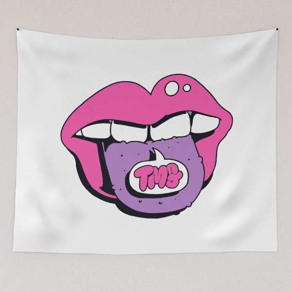 Item preview, Tiny Meat Gang Merch Pink TMG Tongue designed and sold by Cameron-Gray.
