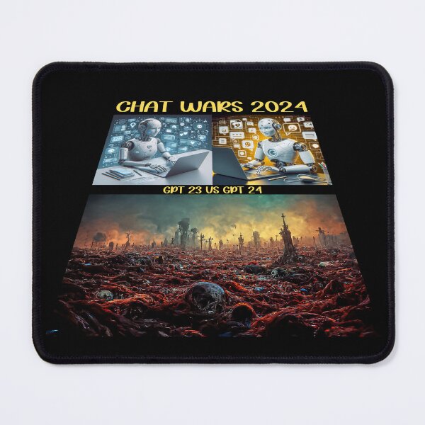 Item preview, Chat Wars, GPT 23 vs 24, CHAT 3.5, Chat 4 designed and sold by Cerulean-Shop.