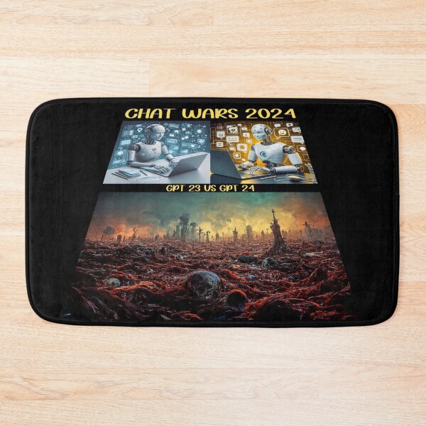 Item preview, Chat Wars, GPT 23 vs 24, CHAT 3.5, Chat 4 designed and sold by Cerulean-Shop.