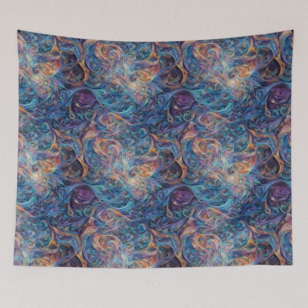 Item preview, Swirl Painting Seamless Pattern  designed and sold by PaxtonProjects.
