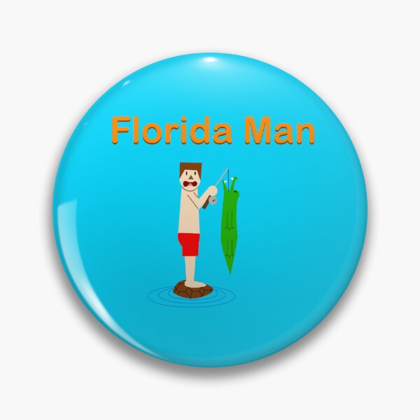 Item preview, Florida Man Fishing designed and sold by AlbertoArtZone.