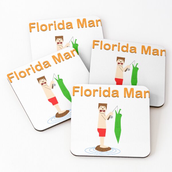 Item preview, Florida Man Fishing designed and sold by AlbertoArtZone.