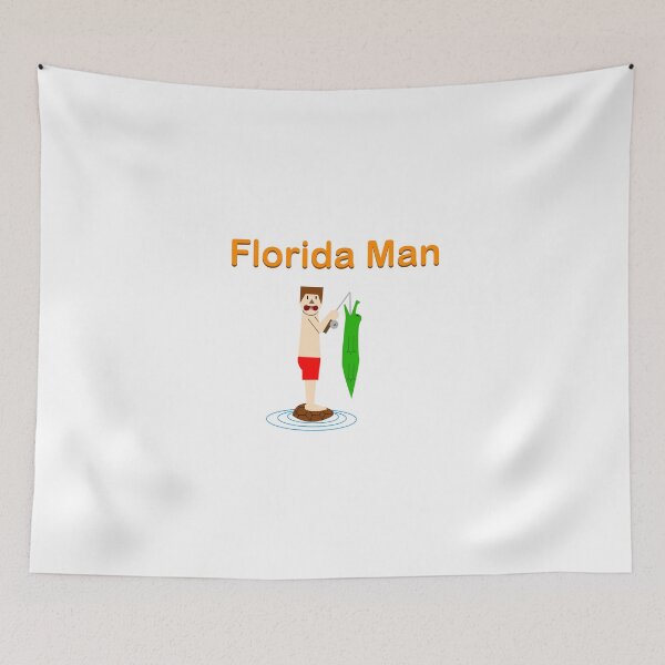 Item preview, Florida Man Fishing designed and sold by AlbertoArtZone.