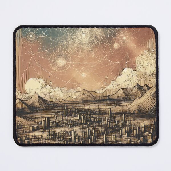 Item preview, Celestial Blueprint Over Civil Twilight designed and sold by PictorialWhimsy.
