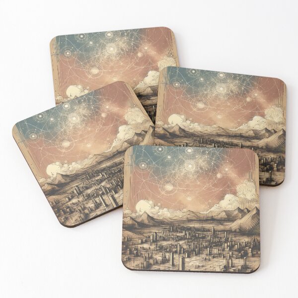 Item preview, Celestial Blueprint Over Civil Twilight designed and sold by PictorialWhimsy.