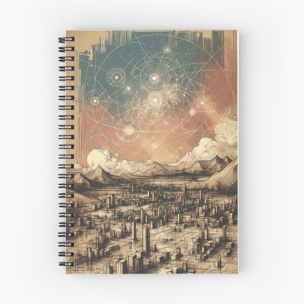 Item preview, Celestial Blueprint Over Civil Twilight designed and sold by PictorialWhimsy.