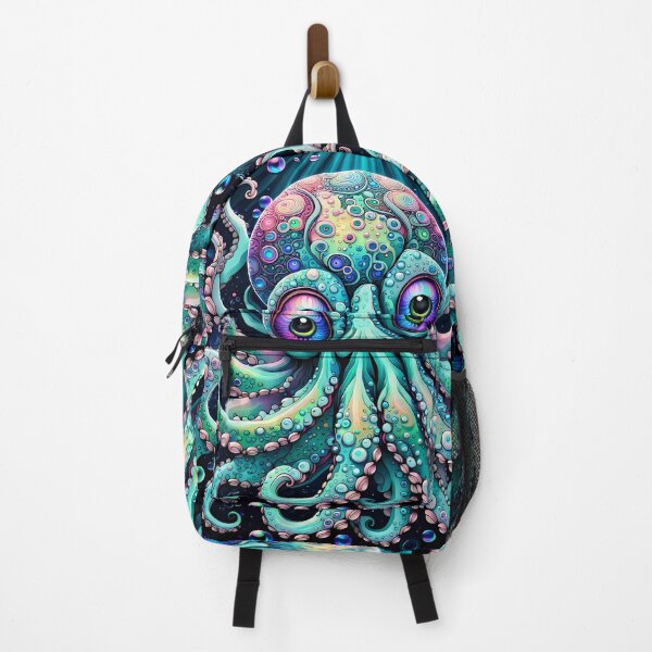 Item preview, Zentangle Octopus with Beautiful Big Eyes designed and sold by Bright-Moonrise.