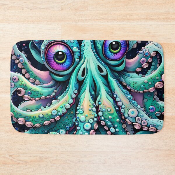 Item preview, Zentangle Octopus with Beautiful Big Eyes designed and sold by Bright-Moonrise.