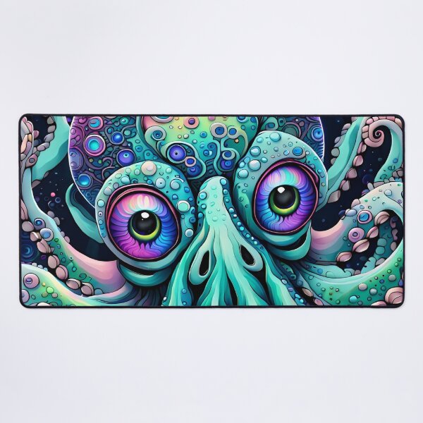 Item preview, Zentangle Octopus with Beautiful Big Eyes designed and sold by Bright-Moonrise.