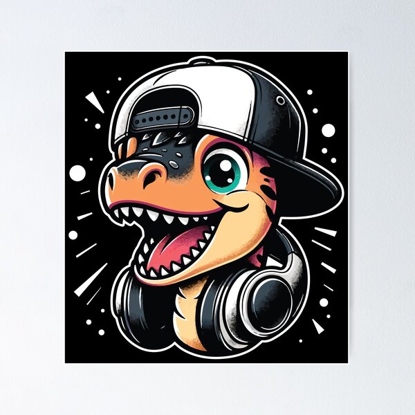 Headphones Dinosaur Merch Gifts for Sale Redbubble