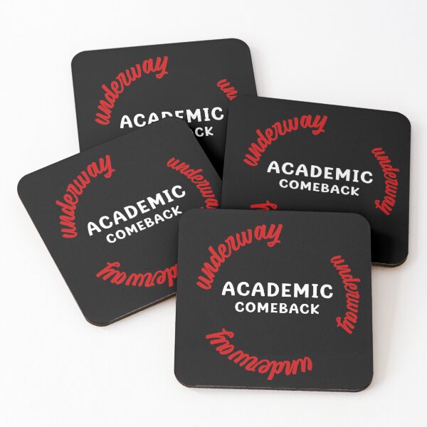 Item preview, Academic Comeback - Circular Red Text Design designed and sold by TyxShop.