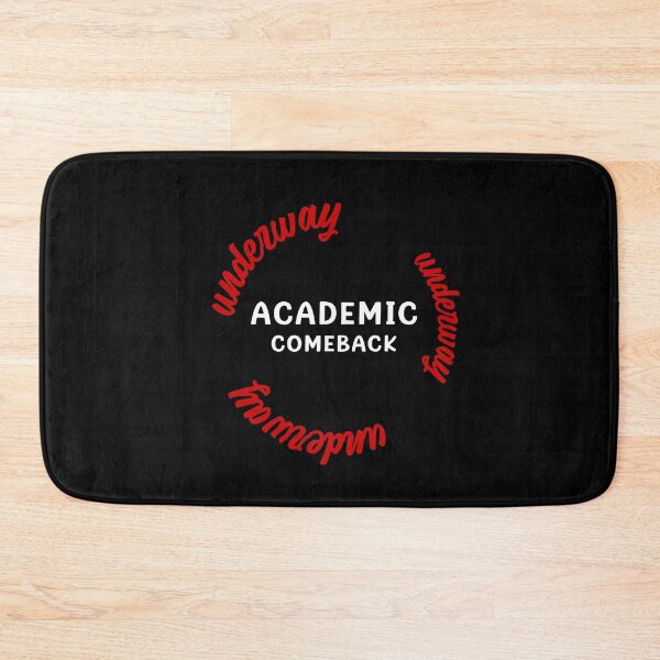 Item preview, Academic Comeback - Circular Red Text Design designed and sold by TyxShop.