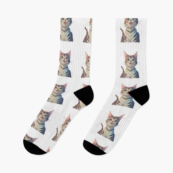 Item preview, Whiskers and Smiles , smily cat designed and sold by Ikra Best.