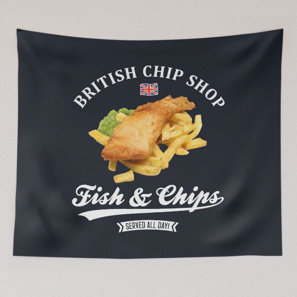 Item preview, British Chip Shop Fish and Chips designed and sold by RycoTokyo81.