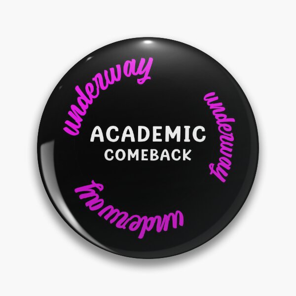 Item preview, Academic Comeback - Circular Pink Text Design designed and sold by TyxShop.