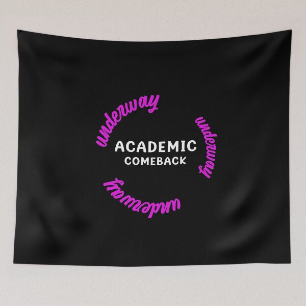 Item preview, Academic Comeback - Circular Pink Text Design designed and sold by TyxShop.