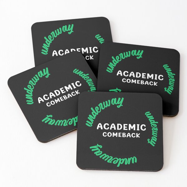 Item preview, Academic Comeback - Circular Green Text Design designed and sold by TyxShop.